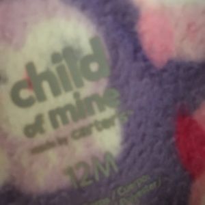 Fuzzy sleep n play footed